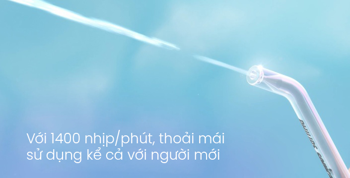 Tần số cao 1.400 xung/phút