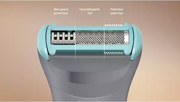 Công nghệ cắt Triple Protect dịu nhẹ với làn da