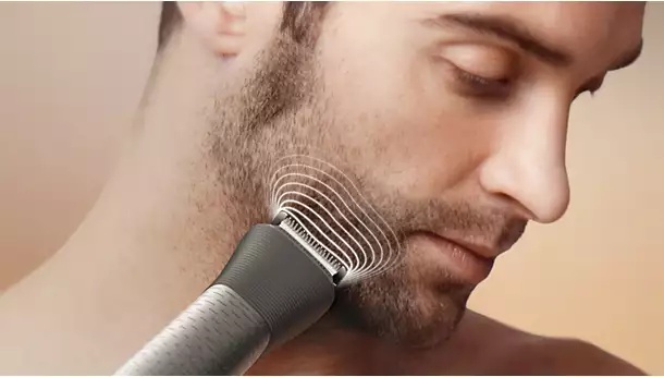 Tỉa mạnh mẽ ngay cả trên những bộ râu khó tỉa nhất