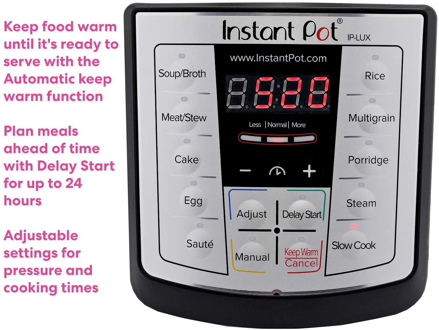 Manual Instant Pot Ip Lux High Pressure Setting Pressure Cook