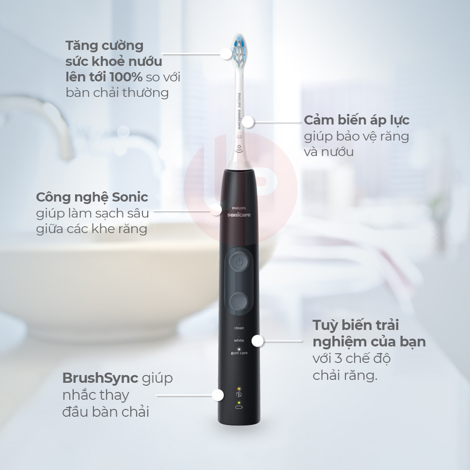 ban chai dien philips sonicare 5100 black