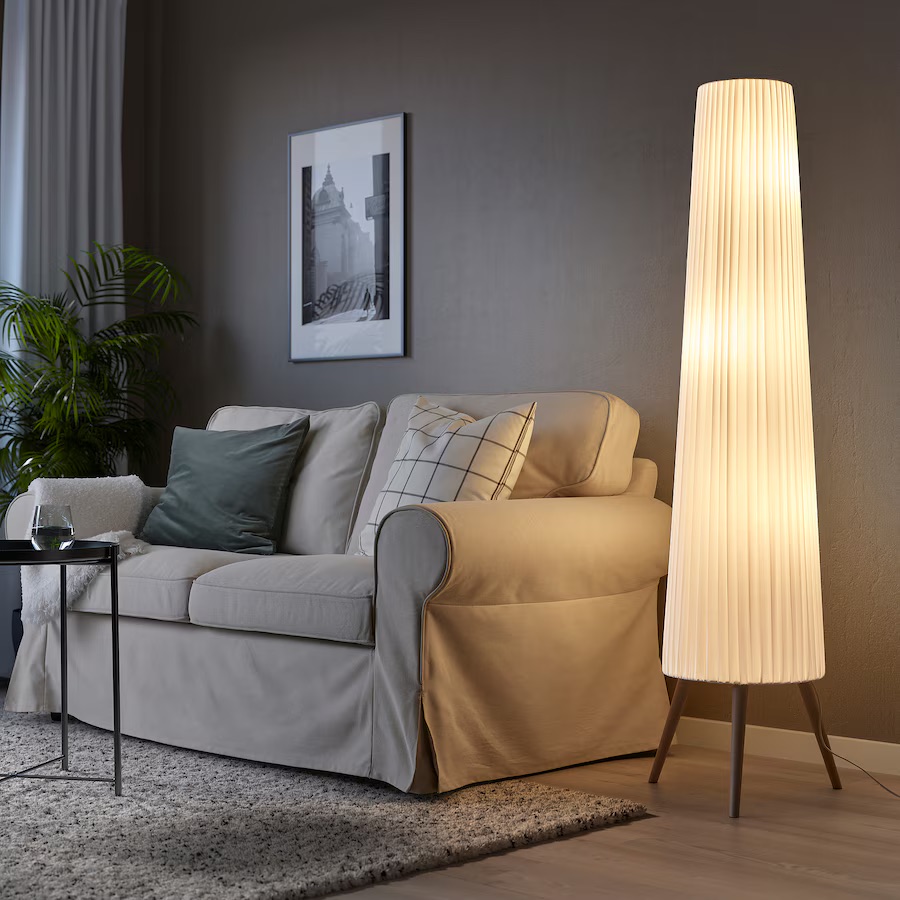Đèn đứng trang trí phòng khách IKEA ÖKENSAND