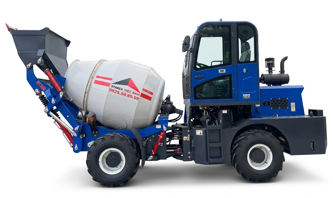 Xe trộn tự nạp liệu 2m3 H15