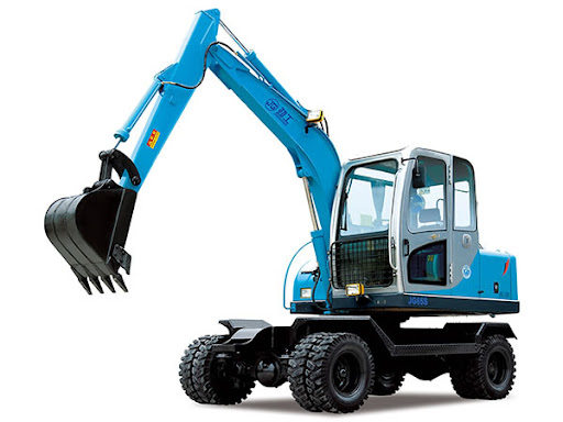 Máy xúc đào bánh lốp 0.25m3 JINGGONG JG65S