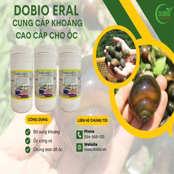 DOBIO ERAL - Bí quyết giúp tôm, cá, ốc, ếch bứt phá năng suất!