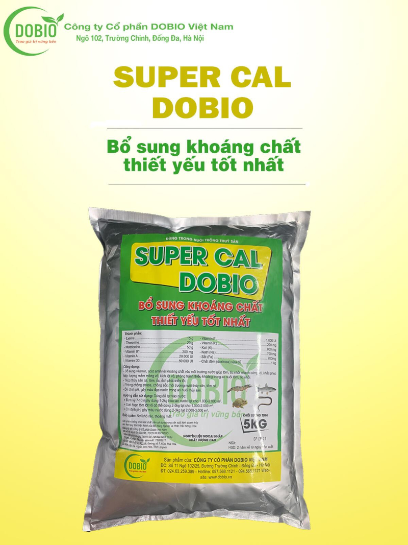 Lưu ý khi sử dụng SUPER CAL DOBIO