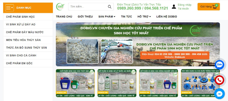 DOBIO - địa chỉ cung cấp chế phẩm sinh học hàng đầu tại Hà Nội 