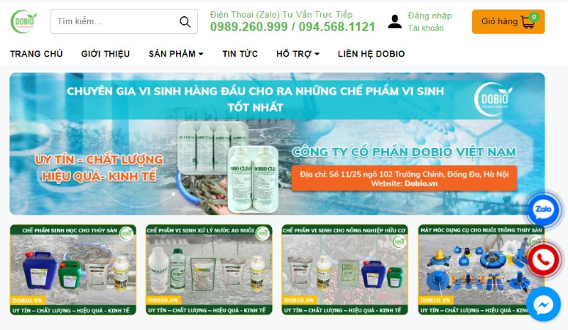 DOBIO - chuyên gia vi sinh hàng đầu Việt Nam 