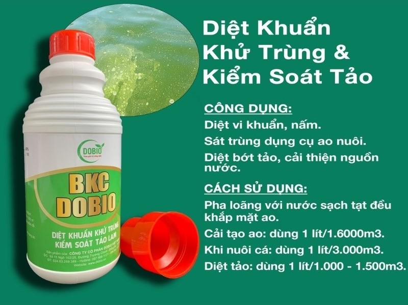 Sản phẩm đồng hữu cơ diệt cắt kiểm soát tảo lam Dobio