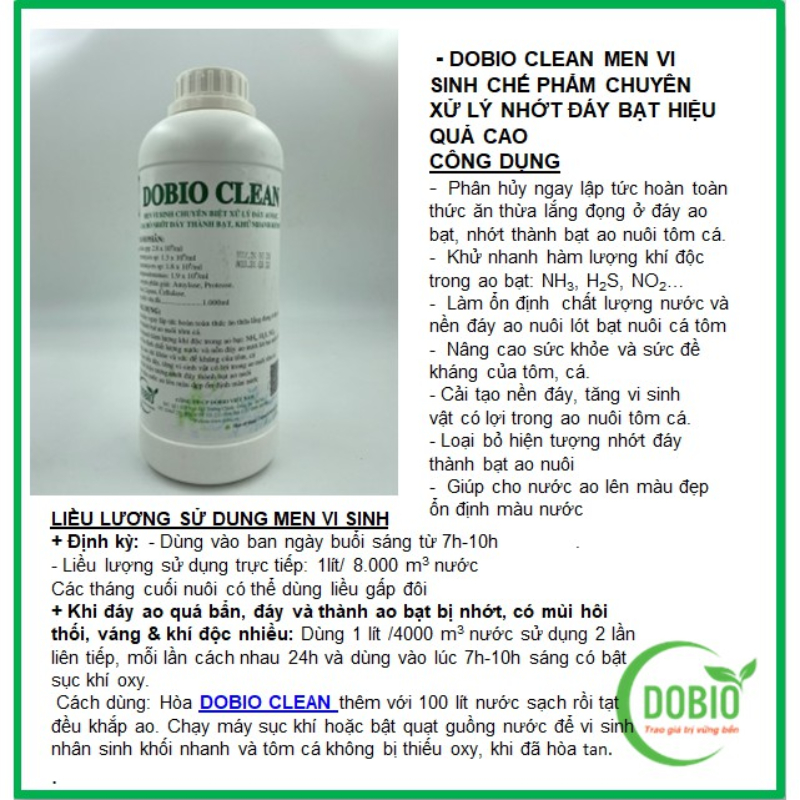 công dụng của Dobio Clean