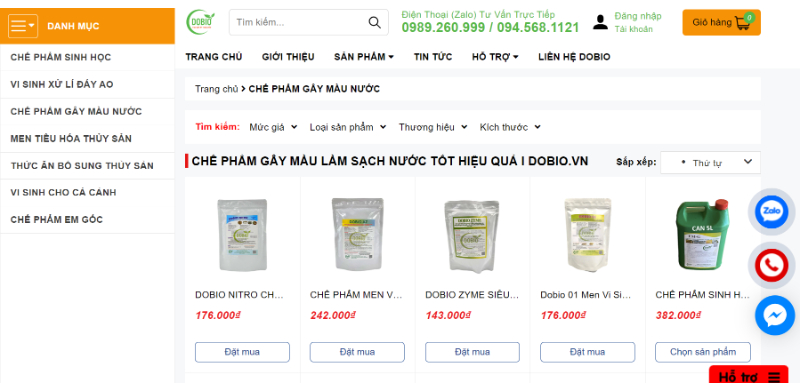 Gây màu bằng chế phẩm sinh học