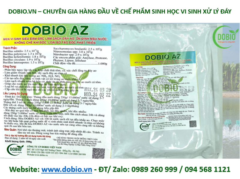 Tạo vi sinh bằng DOBIO AZ