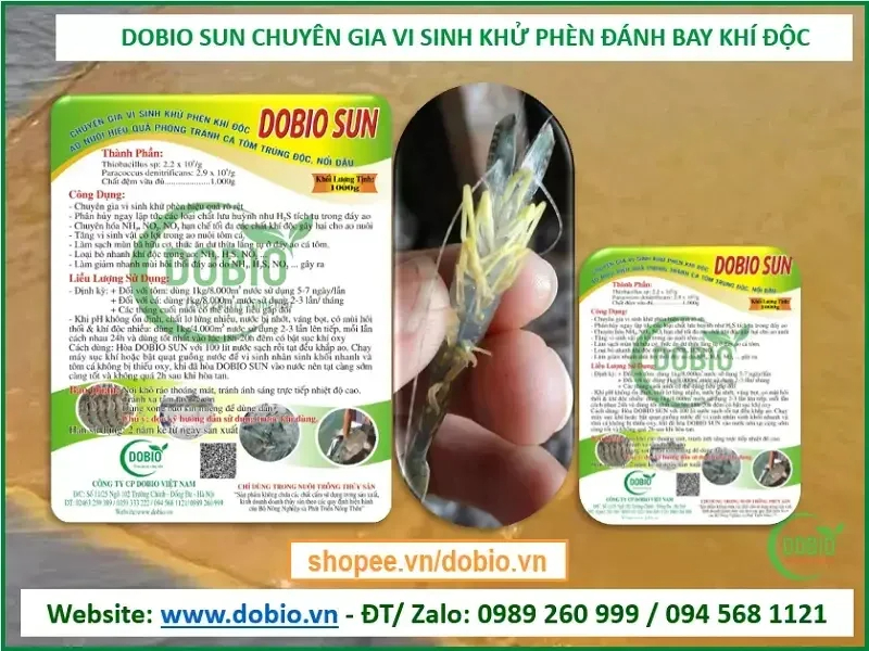 Chế phẩm men vi sinh Dobio Sun