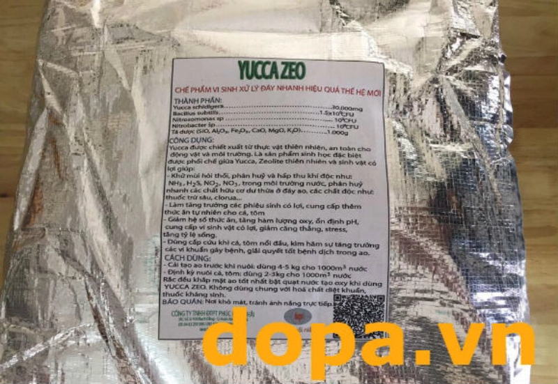 Tìm hiểu chế phẩm vi sinh xử lý đáy ao Dobio Yucca Zeo