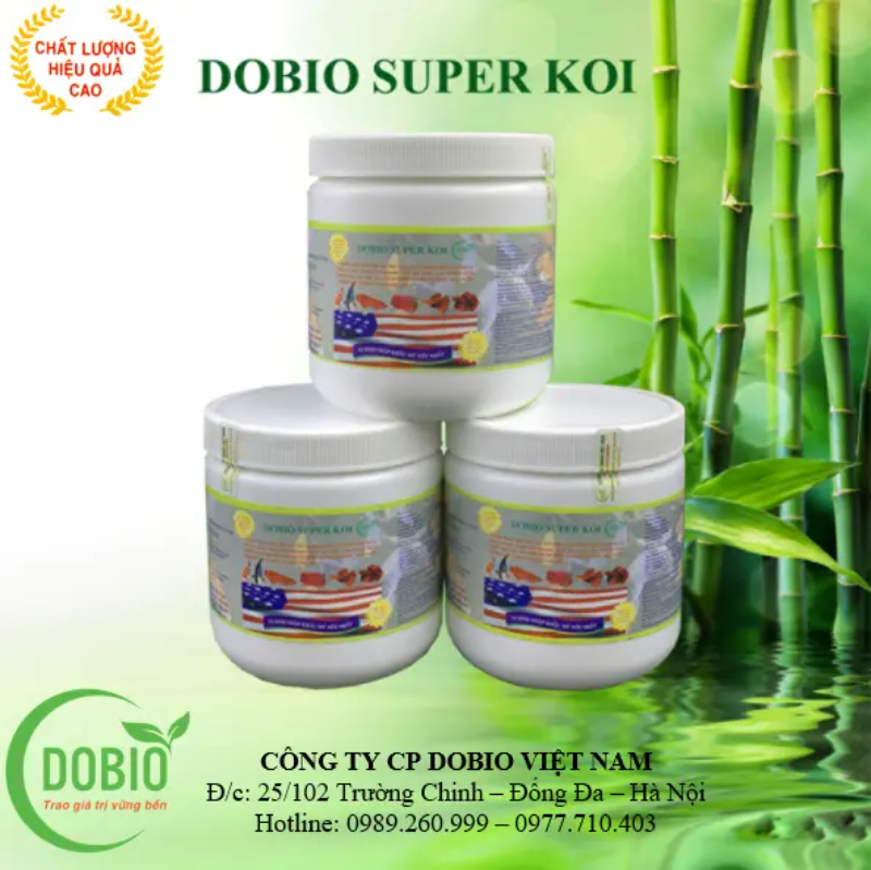 Sử dụng sản phẩm Dobio Super Koi