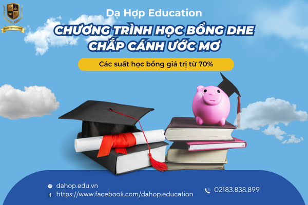 Chương trình học bổng tại Dạ Hợp Education năm học 2023 - 2024