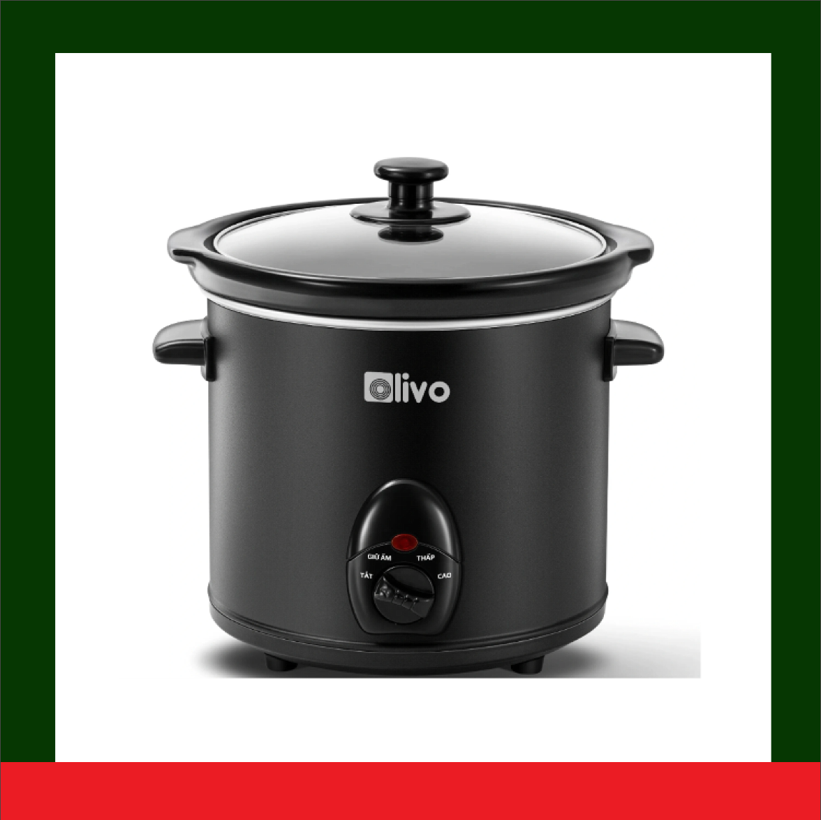 [HÀNG CHÍNH HÃNG] Nồi nấu chậm Olivo SC30