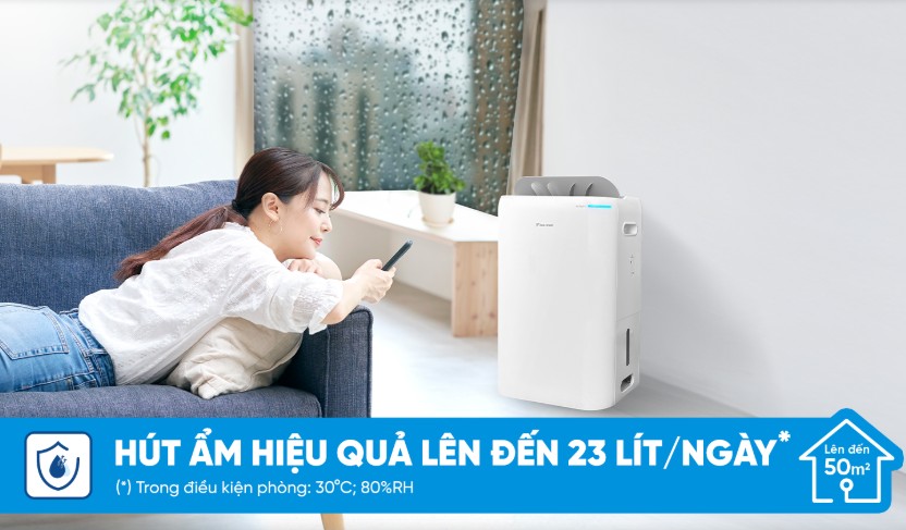 [HÀNG CHÍNH HÃNG] Máy lọc không khí và hút ẩm Daikin JPF12AV2