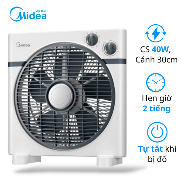 [HÀNG CHÍNH HÃNG] Quạt hộp Midea KYT30-15A
