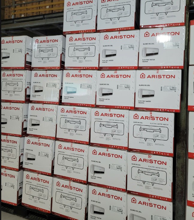 [Hàng chính hãng] Bình nóng lạnh Ariston Slim3 SL3 30 R VN 30 lít bình ngang