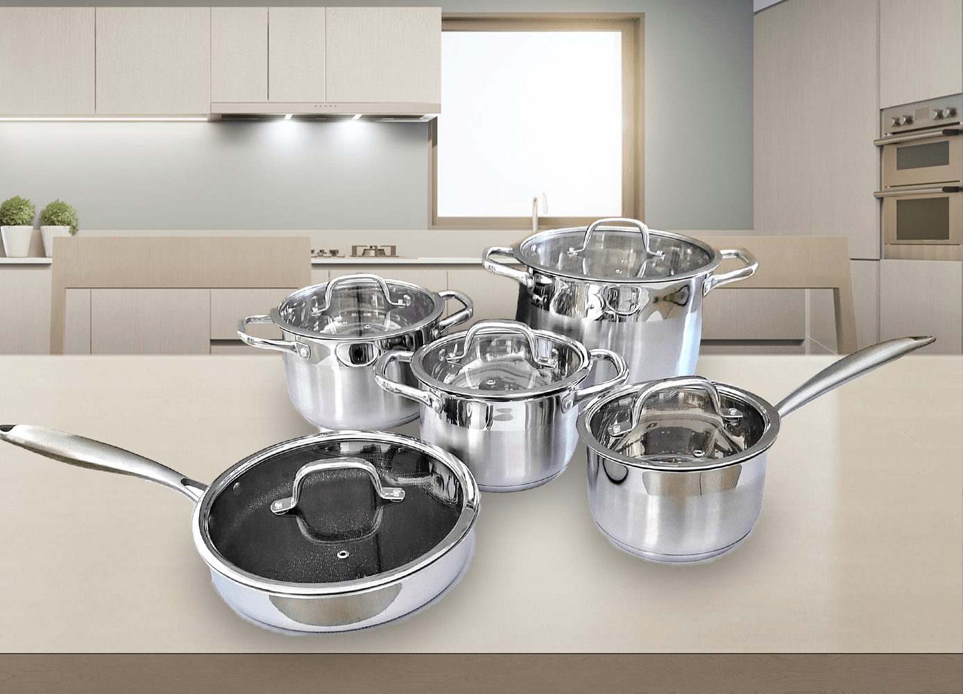 [HÀNG CHÍNH HÃNG] Bộ nồi cao cấp Hàn Quốc GUME 5 MÓN - Xuất xứ HÀN QUỐC