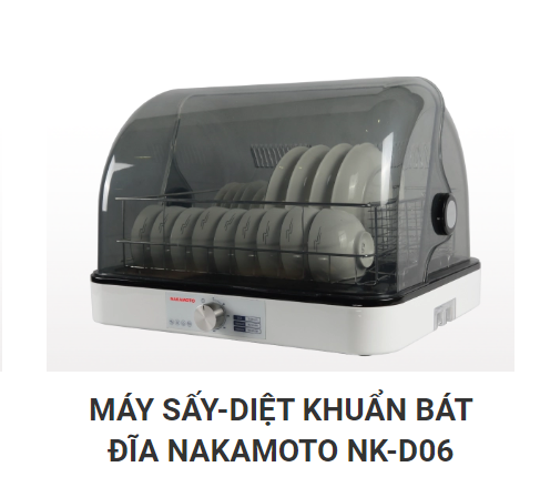 [HÀNG CHÍNH HÃNG] MÁY SẤY-DIỆT KHUẨN BÁT ĐĨA NAKAMOTO NK-D06 / NK-D08 / DS46 / DS-46 / DS50 / DS-50 / NKD06 / NKD08