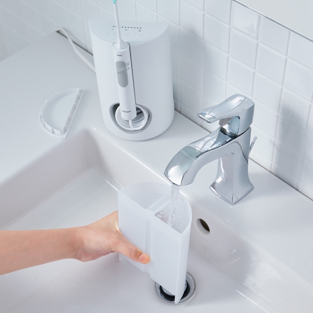 [HÀNG CHÍNH HÃNG] Máy tăm nước Panasonic EW1613W451- Công nghệ siêu âm – 10 mức điều chỉnh