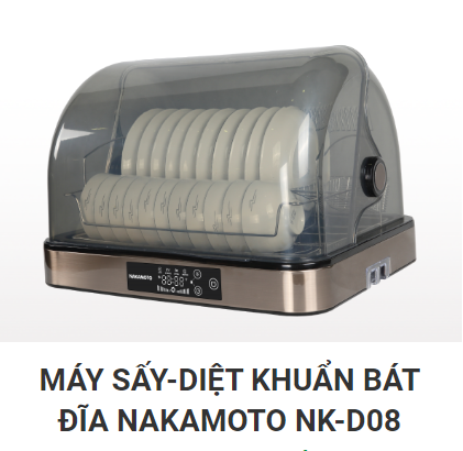 [HÀNG CHÍNH HÃNG] MÁY SẤY-DIỆT KHUẨN BÁT ĐĨA NAKAMOTO NK-D06 / NK-D08 / DS46 / DS-46 / DS50 / DS-50 / NKD06 / NKD08