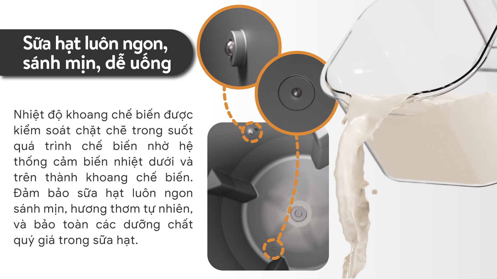 [HÀNG CHÍNH HÃNG] Máy Làm Sữa Hạt Tự Động 2GOOD SONA i8 / SONA i7- Tự Động Nấu, Tự Động Vệ Sinh