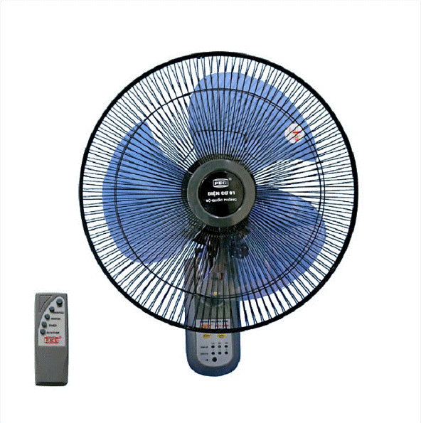 [HÀNG CHÍNH HÃNG] Quạt treo tường có Remote Điện cơ 91 QTTĐKA