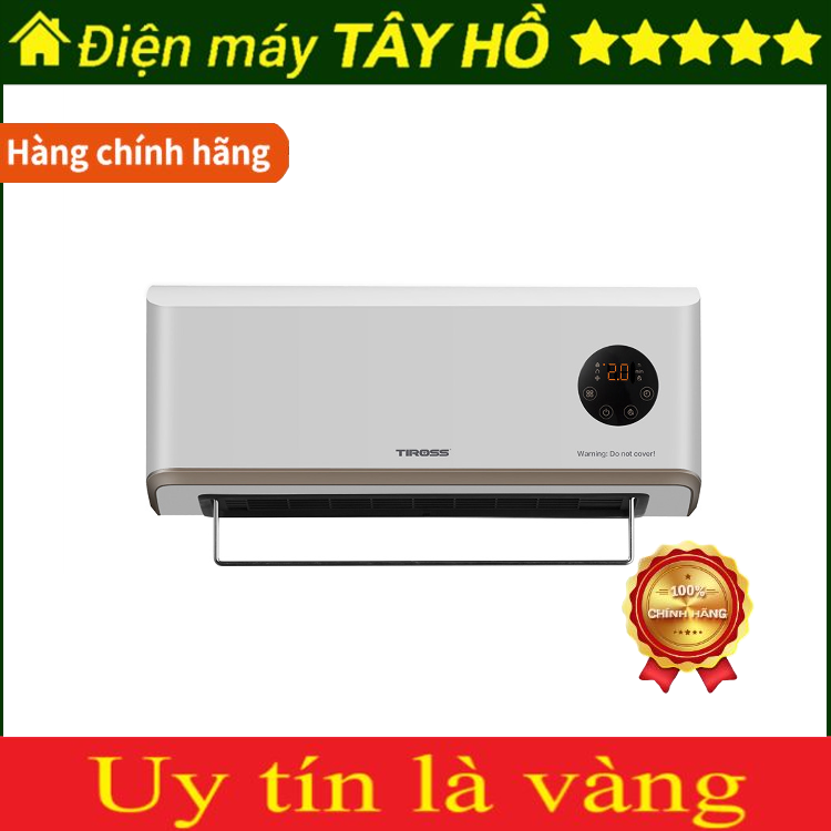 [HÀNG CHÍNH HÃNG] Sưởi nhà tắm treo tường PTC Tiross TS9293