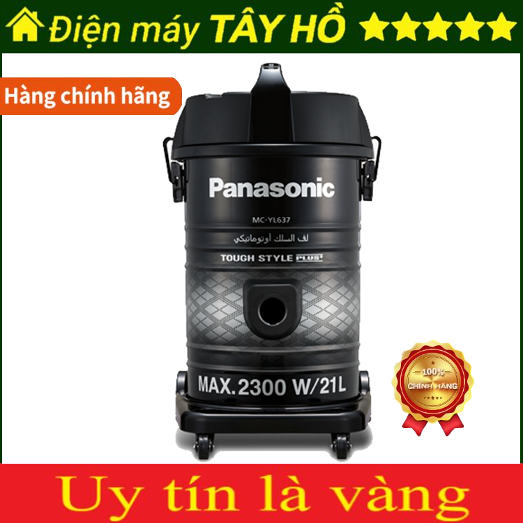[BẢO HÀNH CHÍNH HÃNG] Máy hút bụi công nghiệp Panasonic MC-YL637SN49