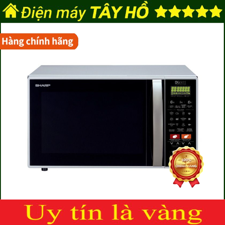[HÀNG CHÍNH HÃNG] Lò vi sóng Sharp có nướng 26 lít R-C900VN(S)
