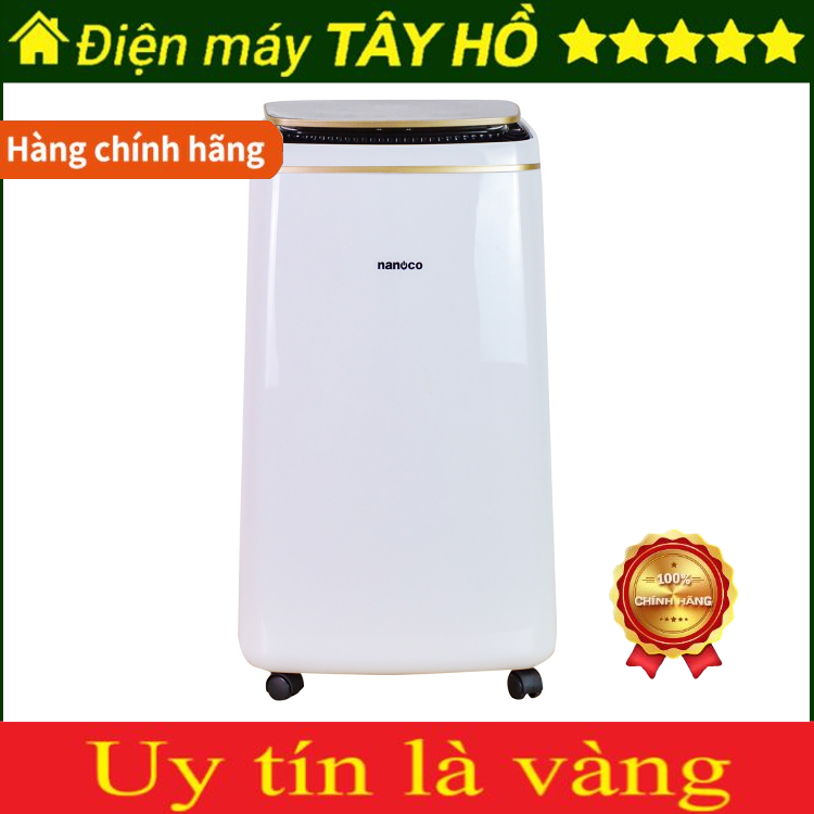 [HÀNG CHÍNH HÃNG] Máy Hút Ẩm Nanoco NDH102 10L/15m2