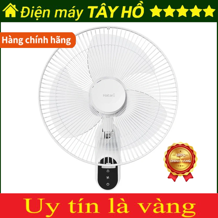 [HÀNG CHÍNH HÃNG] Quạt treo tường Hatari W18R1