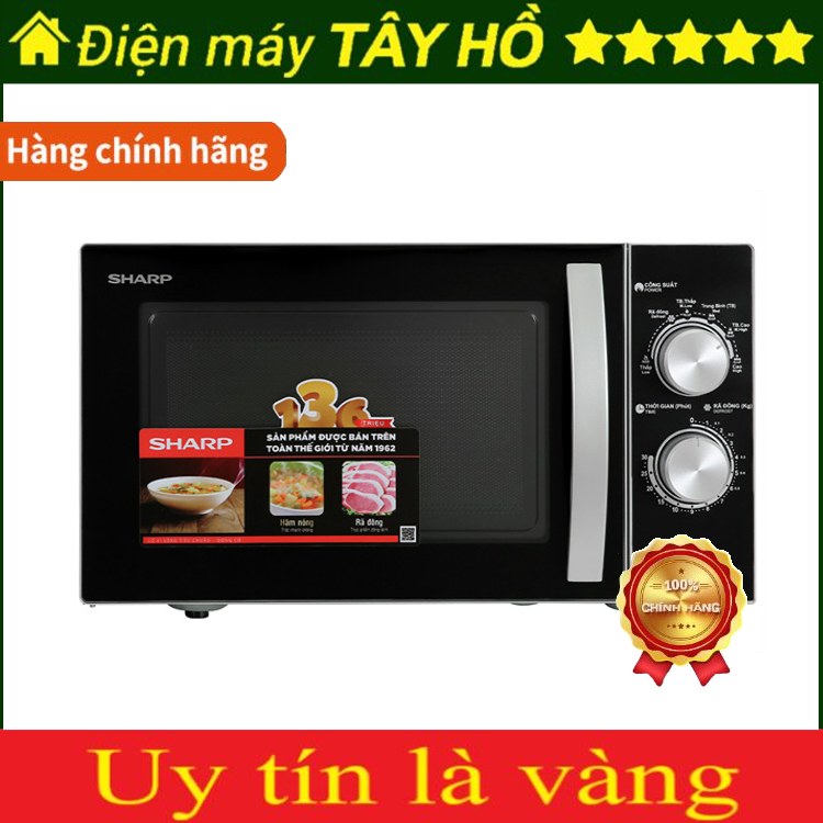 [HÀNG CHÍNH HÃNG] Lò vi sóng Sharp 23 lít R-2348V-BK ( = R-31A2VN-S)