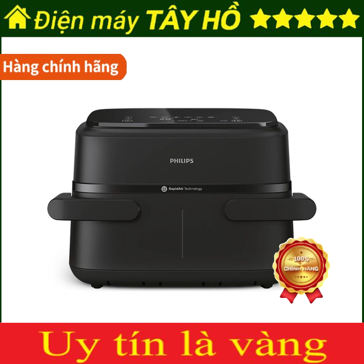 [HÀNG CHÍNH HÃNG] Nồi chiên không dầu Philips NA150/00 7.1 lít