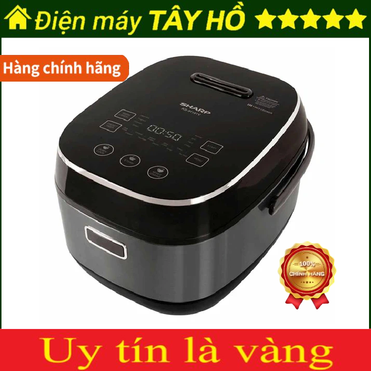 [SHARP | KS-IH191V] Nồi cơm điện tử cao tần Sharp KS-IH191V-BK/GL/RD (Hàng chính hãng)