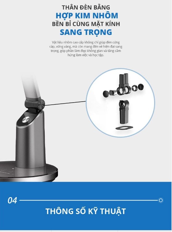 [HÀNG CHÍNH HÃNG] Đèn Để Bàn Panasonic HHGLT063319 công suất 20W, xuất xứ thương thiệu Nhật Bản