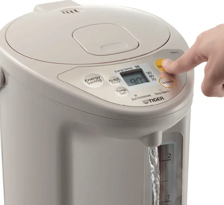 [GIẢM 30%] [HÀNG CHÍNH HÃNG] Bình thủy điện Tiger PDR-S30W 3 lít , xuất xứ Nhật Bản