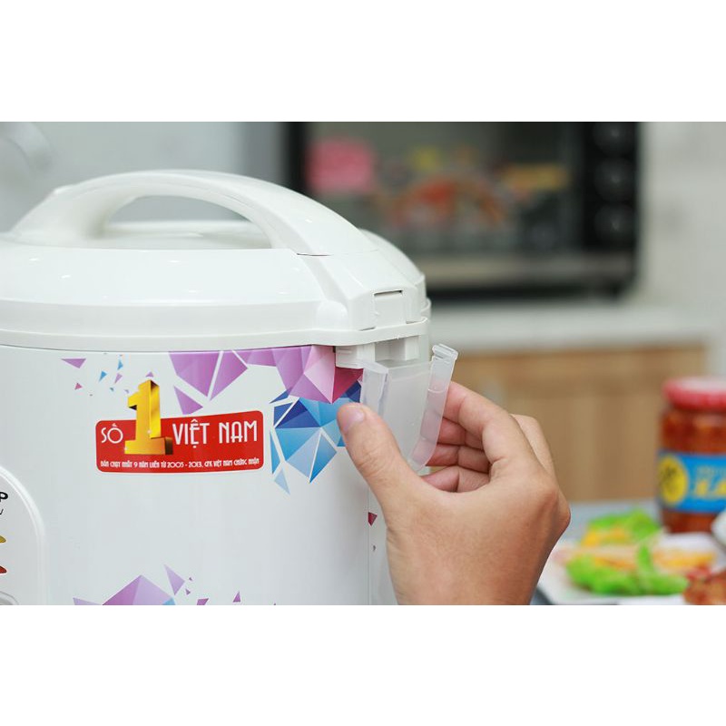 [HÀNG CHÍNH HÃNG] Nồi cơm điện nắp gài Sharp KS-18TJV "GR"