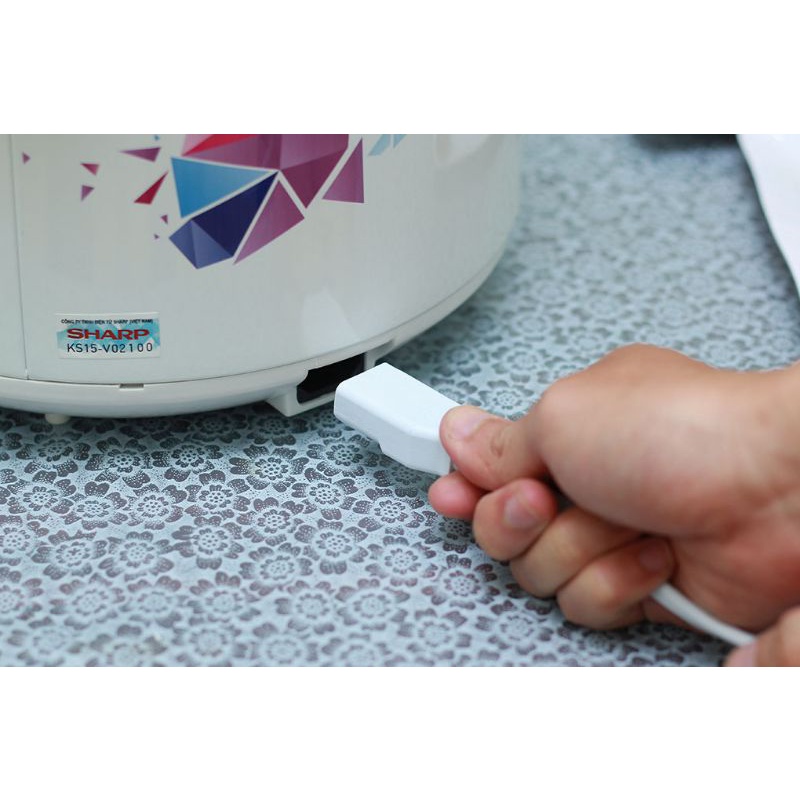 [HÀNG CHÍNH HÃNG] Nồi cơm điện nắp gài Sharp KS-18TJV "GR"