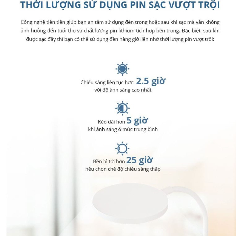 [ HÀNG CHÍNH HÃNG] Đèn Bàn Sạc Panasonic HHGLT0345L19 = HHGLT34519L19 xuất xứ thương hiệu Nhật Bản