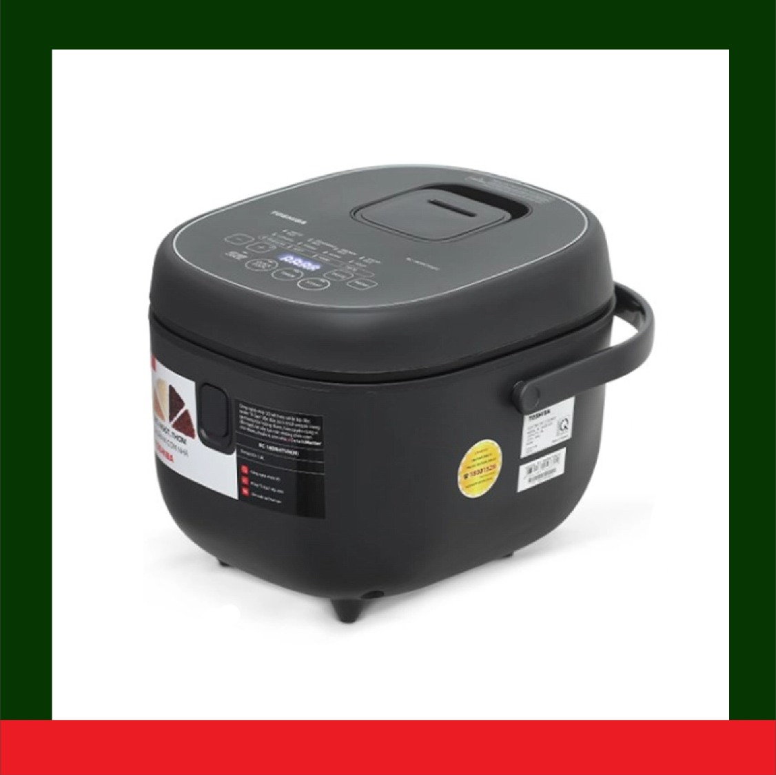 [HÀNG CHÍNH HÃNG] Nồi cơm điện tử 1.8 lít Toshiba RC-18DR4TVN