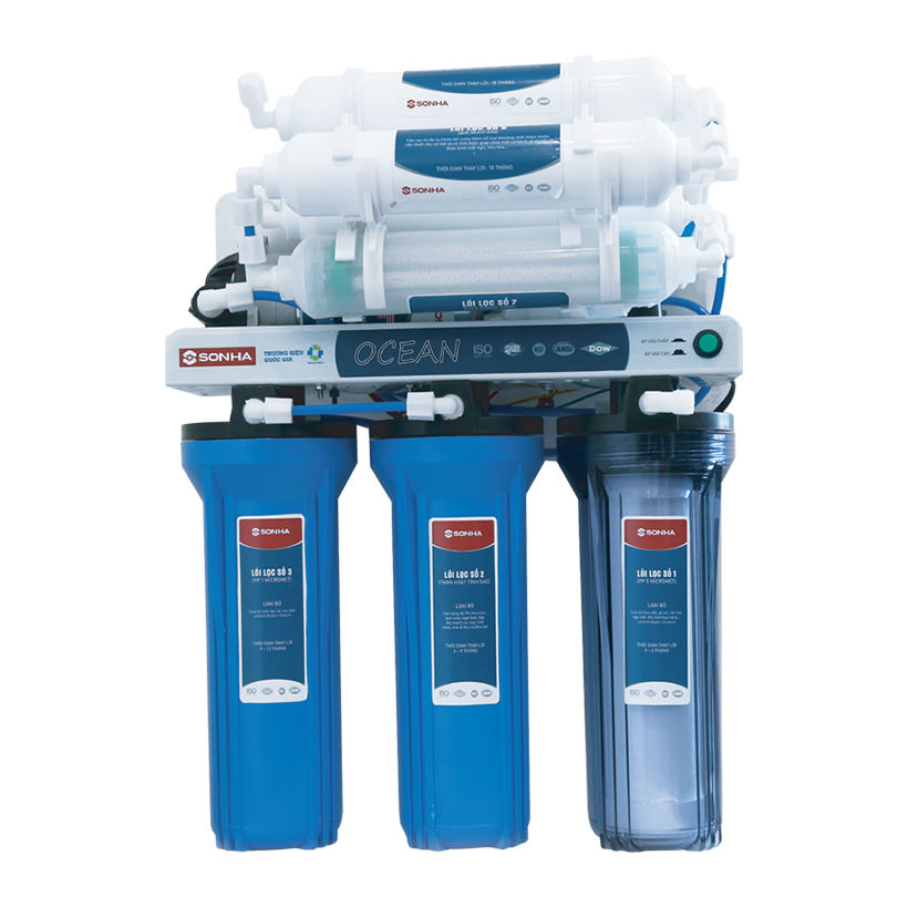 Máy lọc nước Sơn Hà RO Ocean 9 lõi lọc, không vỏ tủ SHK-7039