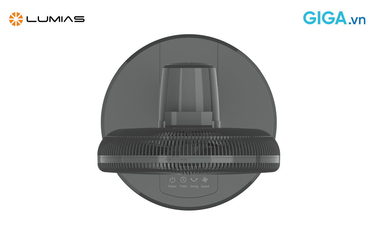 Quạt điện biến tần Lumias F08 - 28W, 7 cấp độ gió