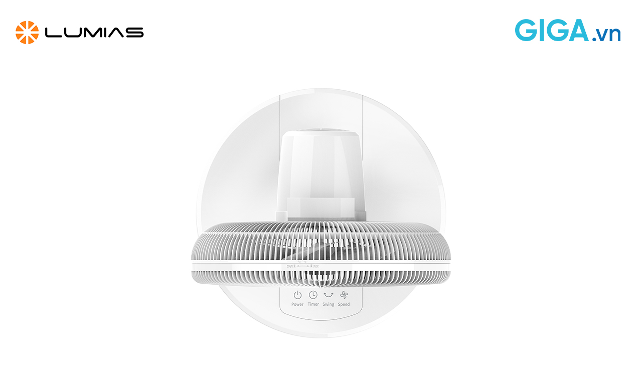 Quạt điện biến tần Lumias F08 - 28W, 7 cấp độ gió