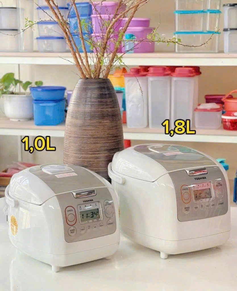 [HÀNG CHÍNH HÃNG] Nồi cơm điện Toshiba 1.8 lít RC-18NTFV (W) = RC-18NMF xuất xứ Thái Lan