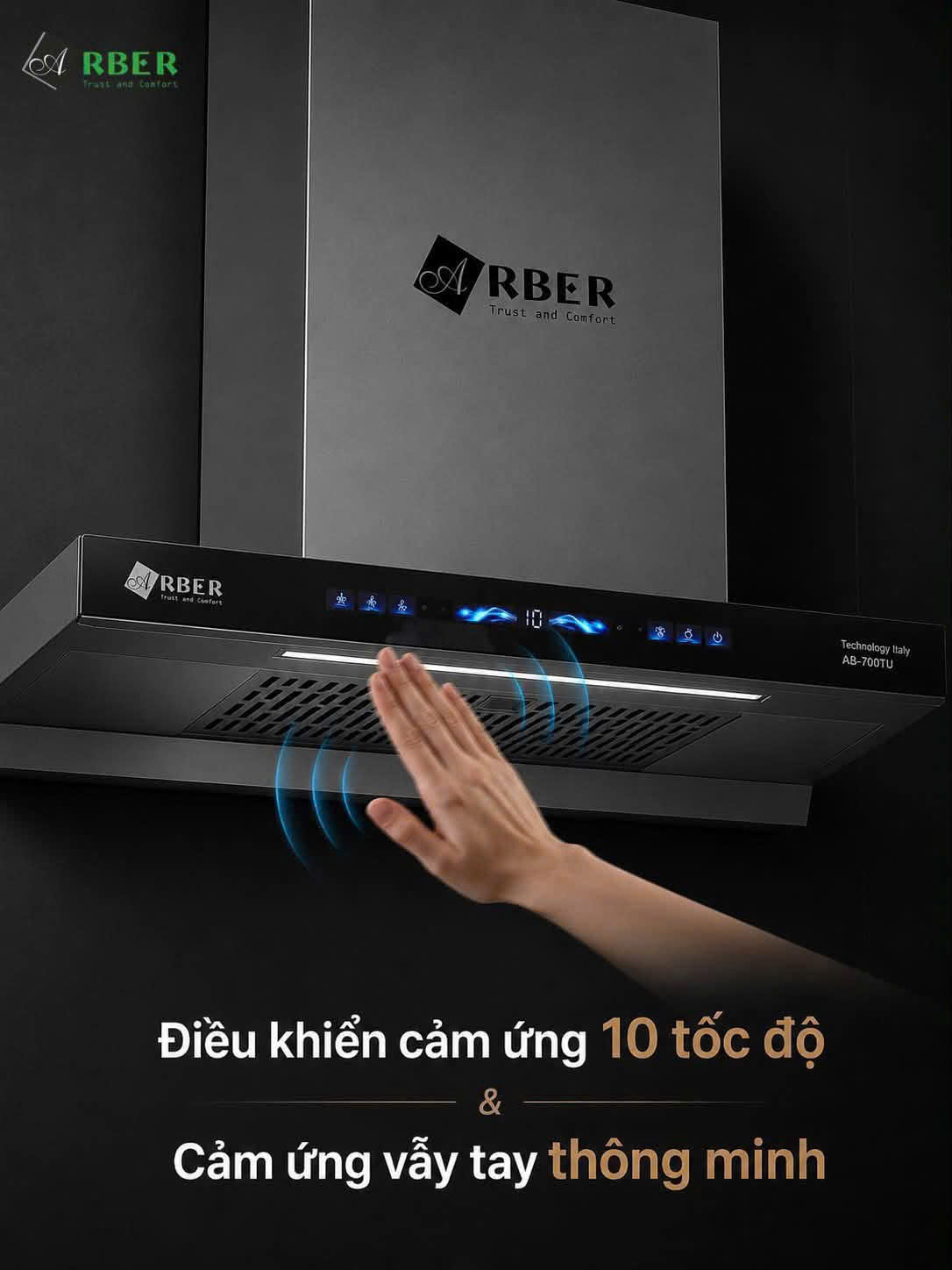 [HÀNG CHÍNH HÃNG] Máy hút mùi ARBER SMART AB700TU xuất xứ thương hiệu Đức