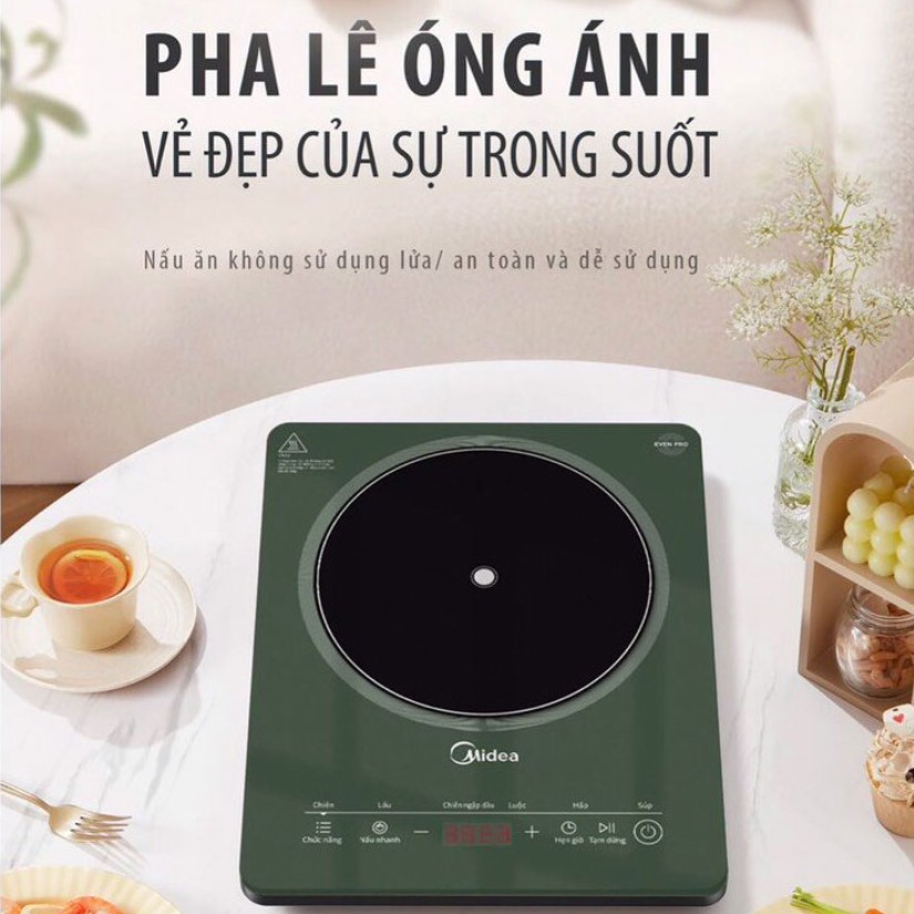 [HÀNG CHÍNH HÃNG] Bếp từ đơn Midea MIC221T0AGA / Midea MIC221T0AGG